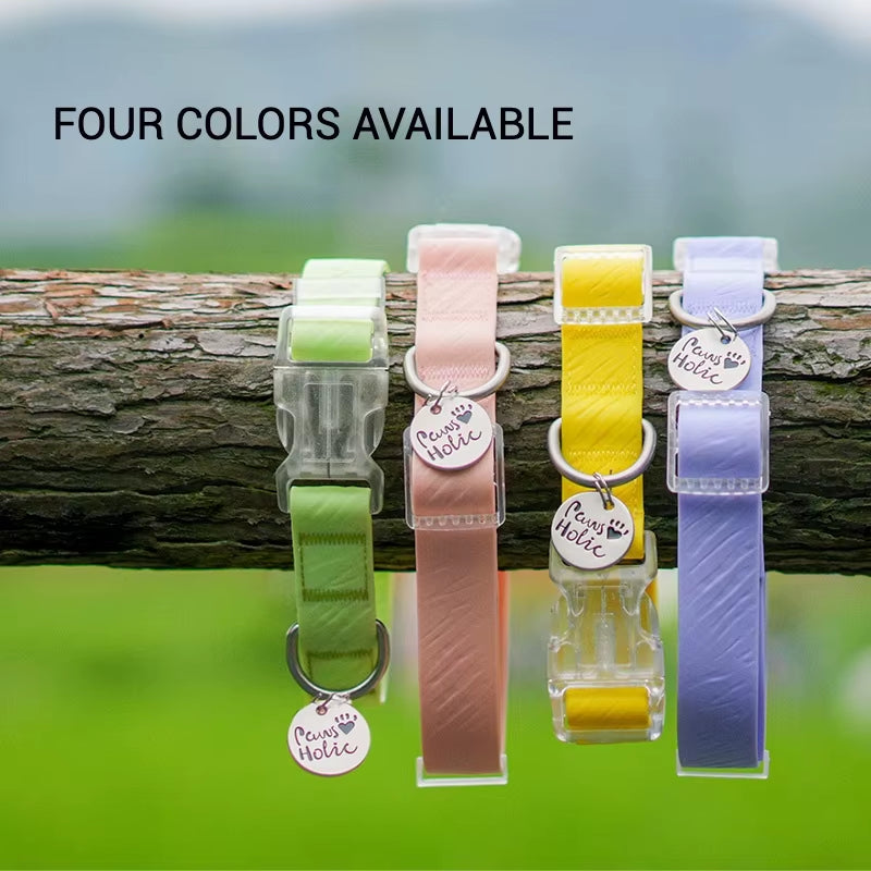 Waterproof Series Dog Collar Leash Harness Adjustable Collar Length Durable Small Dogs Medium Dogs Large Dogs Shiba Inu